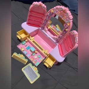 Blue bird polly pocket 1990 vanity